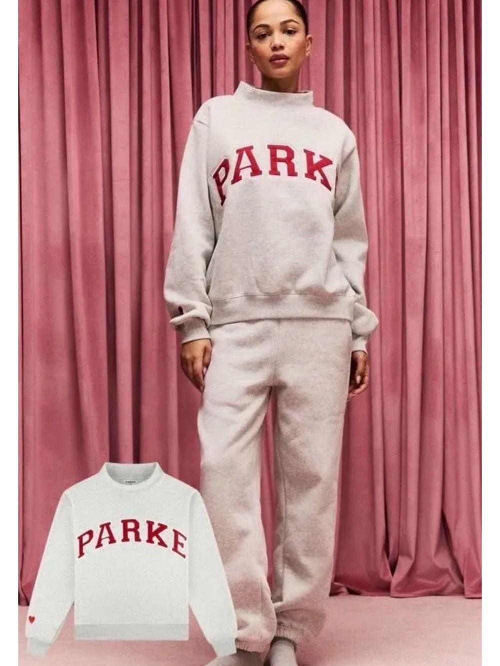 Parke Authentic Valentine’s Varsity Mockneck Sold Out